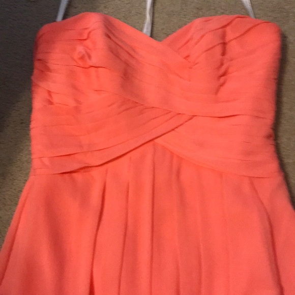 Coral bridesmaid dress - Picture 4 of 4